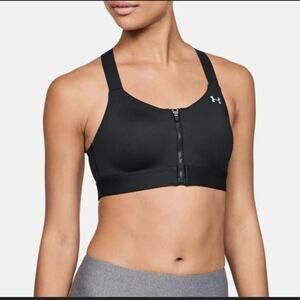 Under Armour Made for Life High Crossback Zip Sport Bra 36D